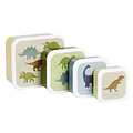 A Little Lovely Company A Little Lovely Company lunch & snack box set Dinosaurs