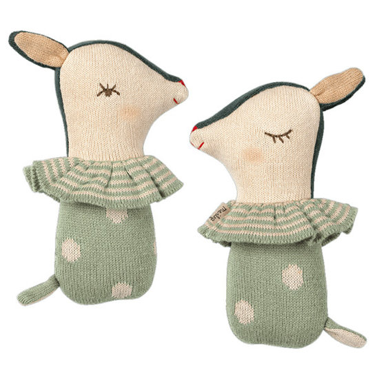 Maileg Maileg Bambi rattle Dusty mint