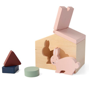 Maison en bois boîte à formes Mrs. Rabbit - Trixie