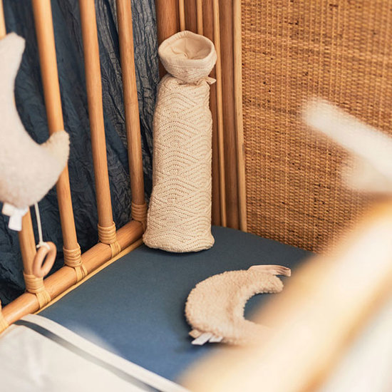 Jollein Jollein drap housse jersey 40x80cm Jeans blue