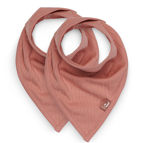 Jollein Jollein Bandana - Lätzchen Basic stripe rosewood