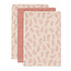 Jollein Jollein hydrofiel washandje Meadow rosewood 3pack