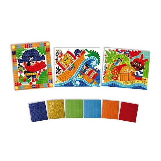 Janod Janod craft set foam mosaics Pirates