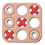 Liewood Liewood Kelsey Tic Tac Toe - 3 in a row Rose