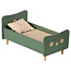 Maileg Maileg wooden bed Mini - Mint blue 26cm