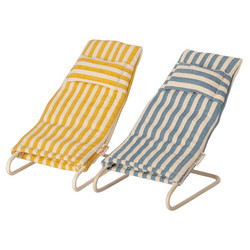 Maileg beach chair set Mouse