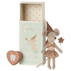 Maileg tooth fairy girl Rose in box with tooth box