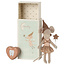 Maileg Maileg tooth fairy girl Rose in box with tooth box