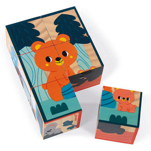 Janod wooden blocks Animals WWF®