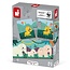 Janod speelgoed Janod Puzzle Tiere 10x 3 Teilen WWF®