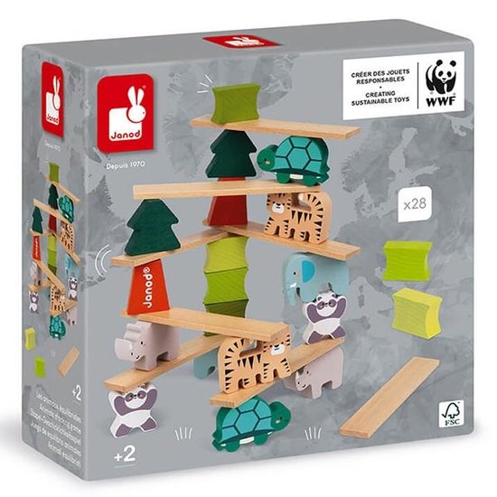 Janod Janod Tier-Akrobaten Balance-Spiel WWF®