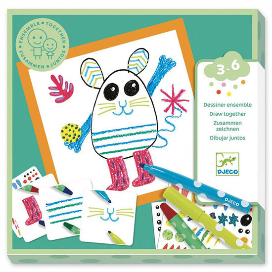 Djeco Djeco drawing animals together 3-6M