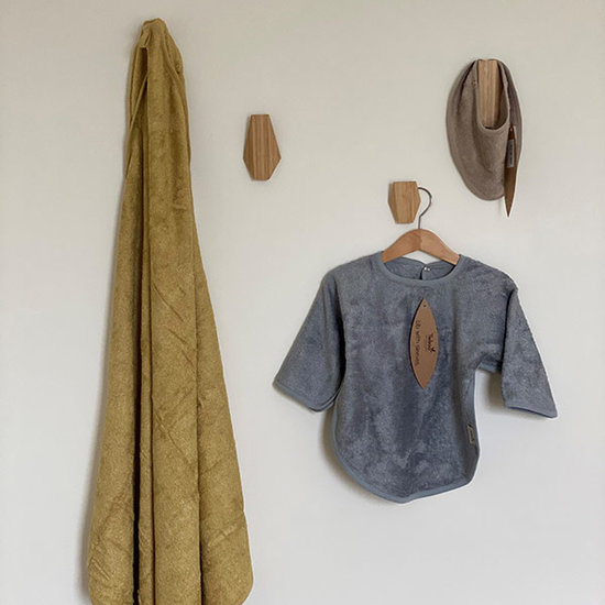 Timboo Bath cape XXL Moon Blue 95x95cm - Timboo