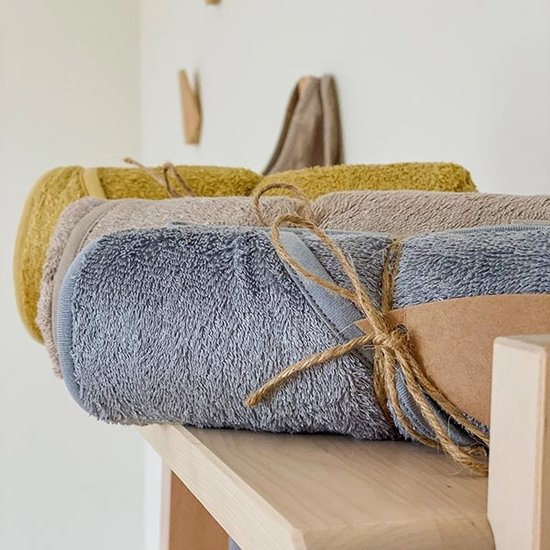 Timboo Housse de matelas à langer Honey Yellow 67x44cm - Timboo