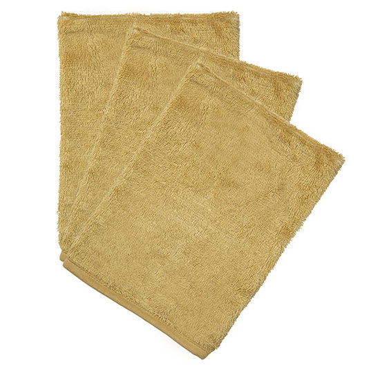 Timboo Washcloths Honey Yellow 3-pack - Timboo