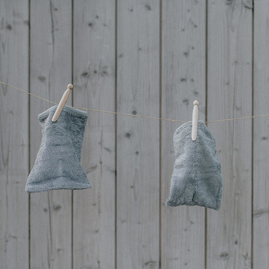 Timboo Washandjes Moon Blue set van 3 - Timboo