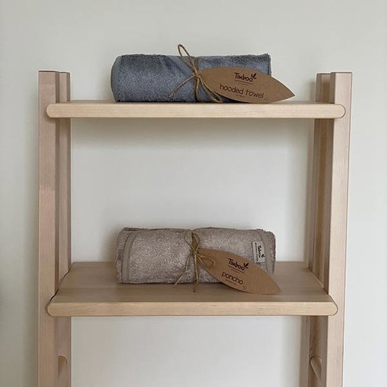 Timboo Bandana Lätzchen Feather Grey 36x20cm - Timboo