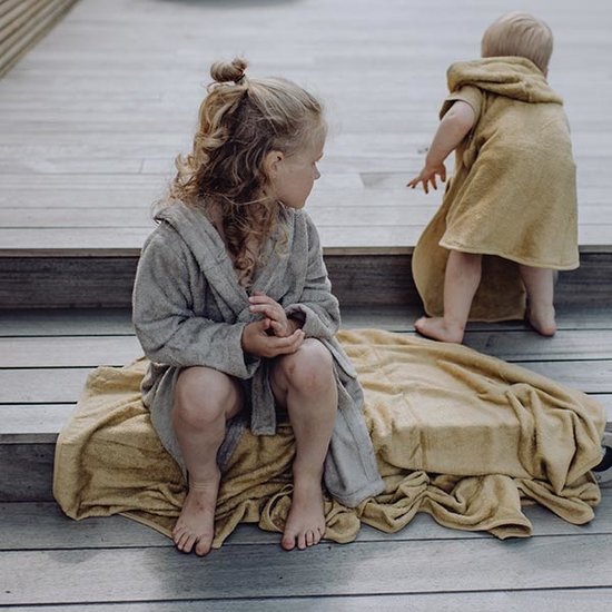 Timboo Bandana bib double layered Inca Rust 36x20cm - Timboo