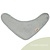 Timboo Bandana bib double layered Moon Blue 36x20cm - Timboo