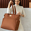 Nobodinoz tipi en accessoires Nobodinoz Baby on the Go luiertas Clay Brown