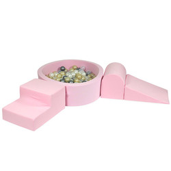 Moje Foam Spielset + Bällebad 90x30 - Pink