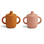 Liewood Liewood Neil sippy cup 2-pack Dark rose/mustard mix