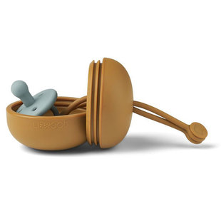 Liewood Philip Pacifier box Golden caramel