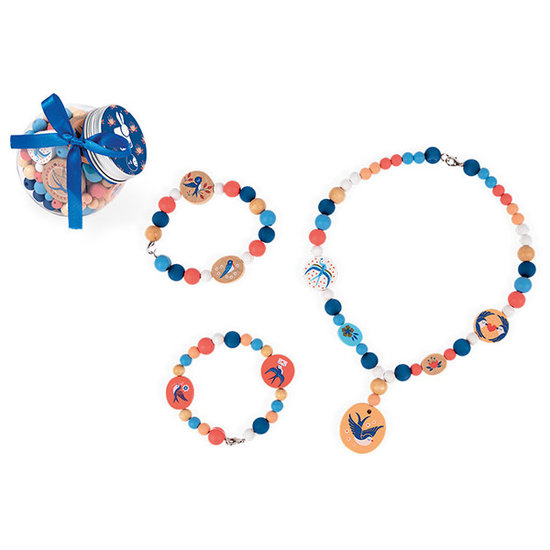 Janod Janod Birdy wooden beads Swallows