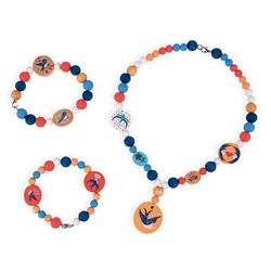 Janod Birdy perles en bois Swallows