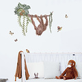 Lilipinso Lilipinso wall stickers Oh Deer Orange and yellow flowers