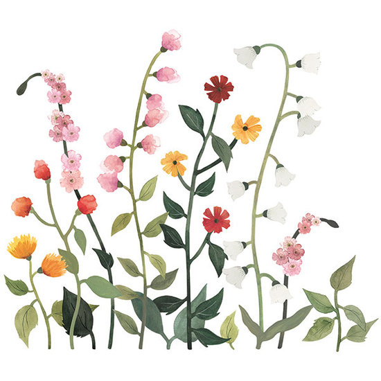 Lilipinso Lilipinso wall stickers Queyran Large Wild Flowers