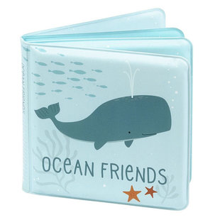 A Little Lovely Company bath book Ocean friends