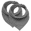Jollein Jollein kwijlsjaaltje wrinkled cotton storm grey 2st