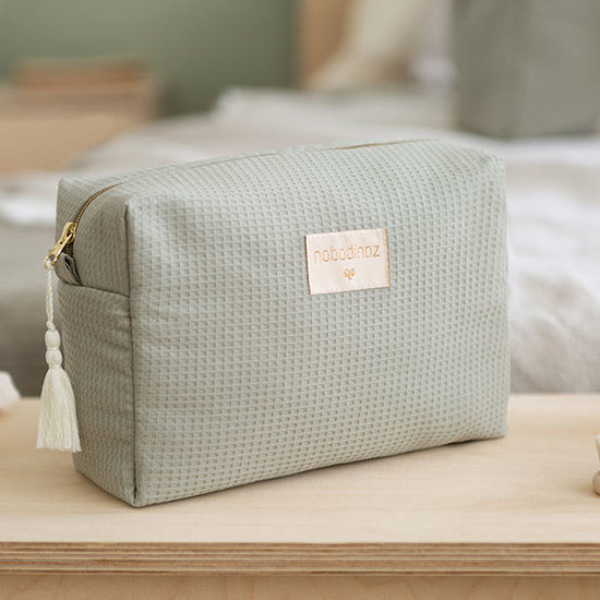 Nobodinoz Trousse de toilette Diva Laurel Green - Nobodinoz