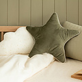 Nobodinoz Coussin étoile Aristote Olive Green Nobodinoz