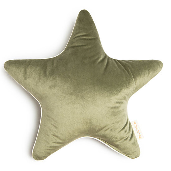 Nobodinoz Star cushion Aristote Olive Green Nobodinoz