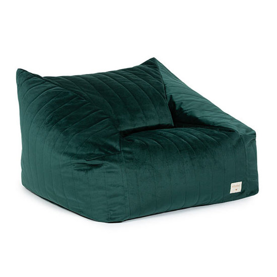 Nobodinoz tipi en accessoires Nobodinoz Chelsea Velvet zitzak Jungle Green