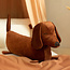 Nobodinoz tipi en accessoires Nobodinoz Billie hond kussen - Wild Brown