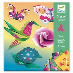 Djeco origami vouwblaadjes tropische dieren