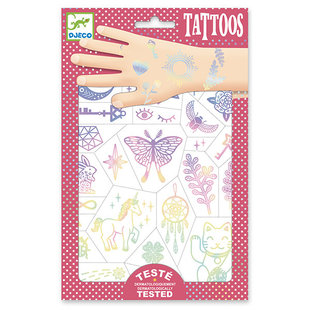 Djeco tattoos lucky charms iridescent +3 yrs