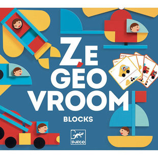 Djeco Konstruktionsspiel Ze Geo Vroum +3 Jahren