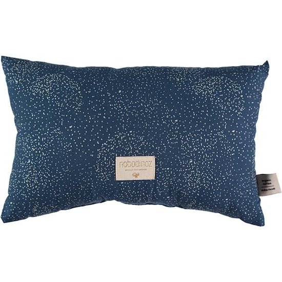 Nobodinoz tipi en accessoires Nobodinoz cushion Laurel Gold Bubble - Night Blue