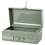 Maileg Maileg opbergkoffer Small - Dusty green w. dots