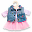 Paola Reina Poppenjurk met jeansjas - Heless