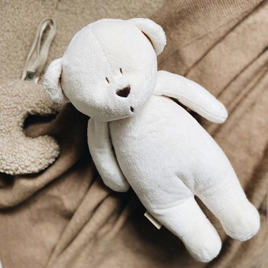 Moonie Moonie heartbeat bear with light Cream