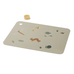 Liewood Jude silicone placemat Nature/mist mix