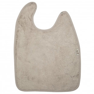 Bib XL Feather Grey 26x38cm - Timboo