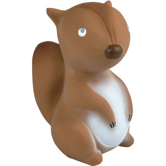 Tikiri Tikiri bath toy with bell squirrel