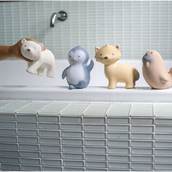 Tikiri Tikiri jouet de bain avec cloche harfang des neiges