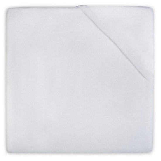 Jollein Jollein fitted sheet terry cloth waterproof 60x120cm white